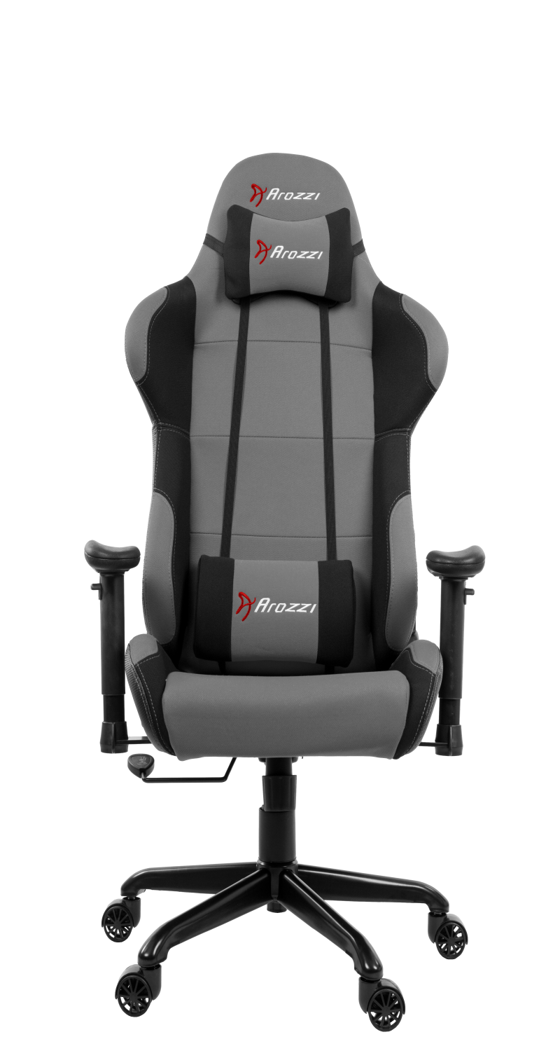 Arozzi Torretta Gaming Chair V2AccessoriesBreathable fabric & pleather hybrid chair with 2 supportive pillows and 2-dimensional armrests.The Torretta series offers quality breathable fabric as well as pleather on the backside of the backrest designed for